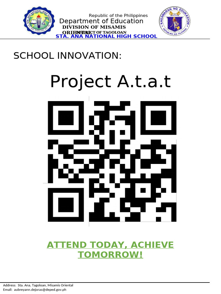 QR Code Attendance System Proposal | PDF | Qr Code | Mobile App