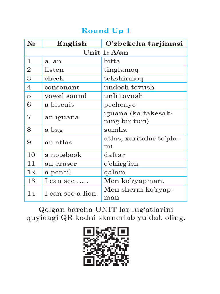 Round Up 1: Uzbek Language Guide | PDF | Linguistics