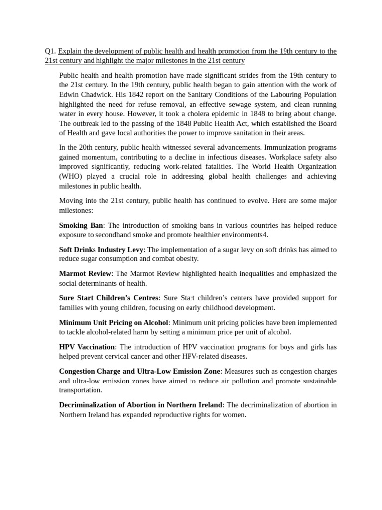 Public Health Pdf Health Promotion Public Health