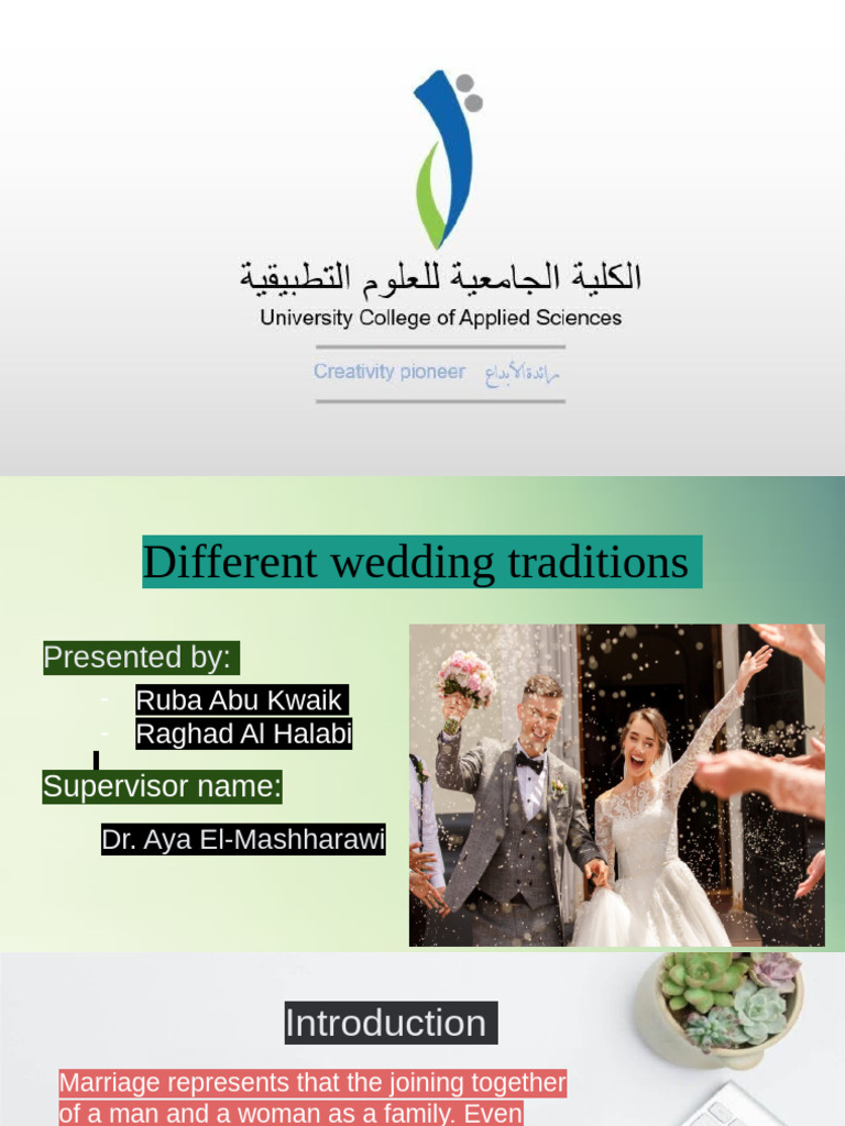 Different Wedding Traditions | PDF | Wedding | Bride
