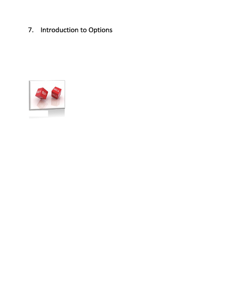 7. Option | PDF | Option (Finance) | Put Option