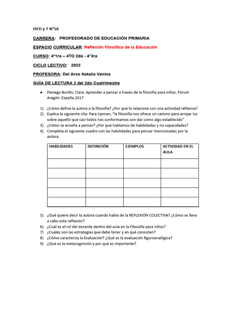 GUÍA 2 Del 2do Cuatrimestre | PDF
