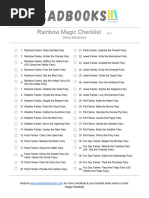 Complete Rainbow Magic Book List | PDF | A Song Of Ice And Fire