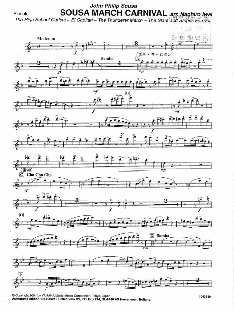 Sousa March Carnival - Parts | PDF