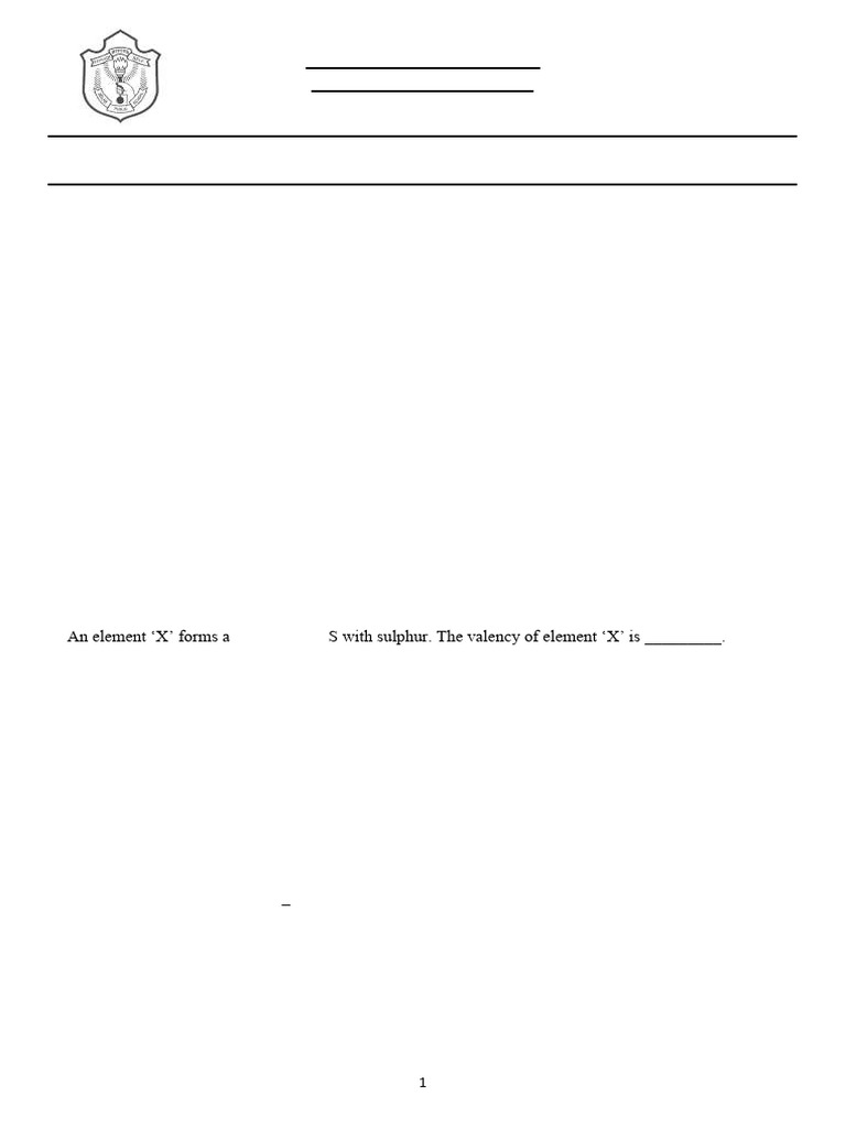 Class7 Hy Pa Science Pdf Proton Chemical Elements