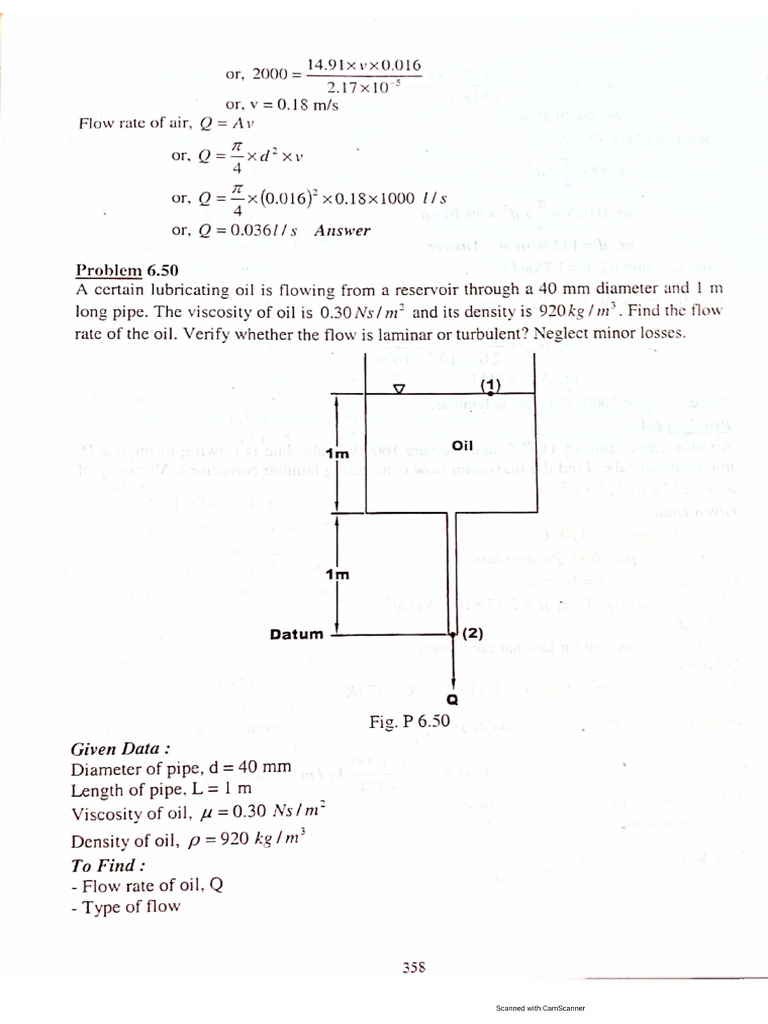 Head Loss Math | PDF