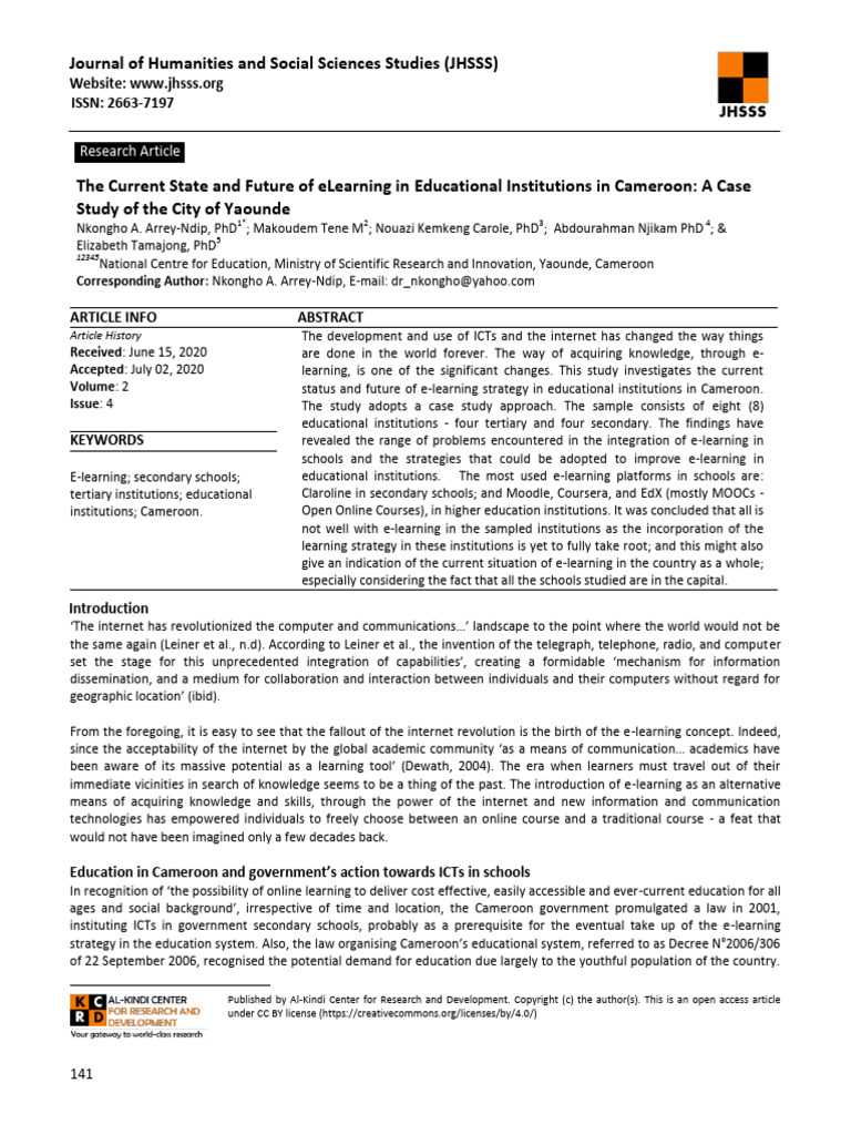 The Current State and Future of Elearnin | PDF | Educational Technology ...