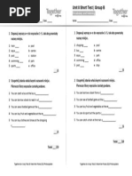 Unit 5 Test A Bugs Team 3 | PDF