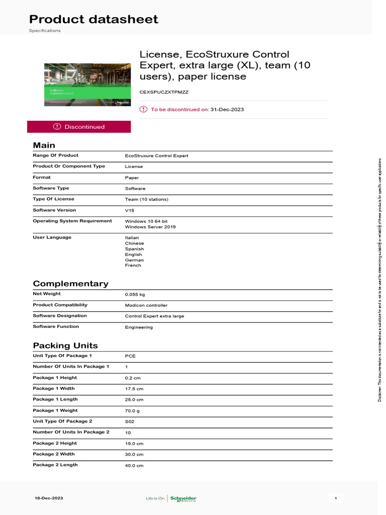 EcoStruxure Control Expert License Notice | PDF | Software | Microsoft ...