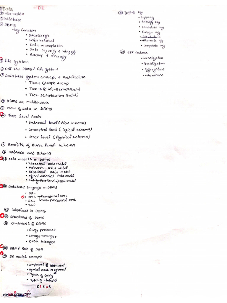 Dbms All Topics | PDF
