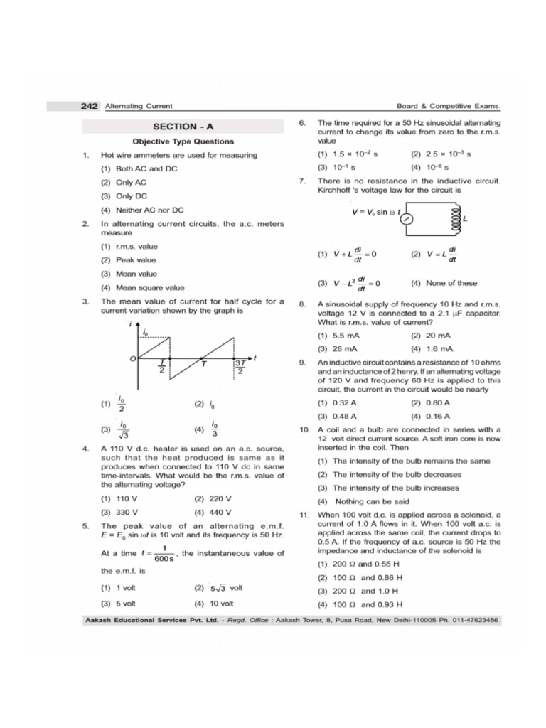 Alternating Currents | PDF
