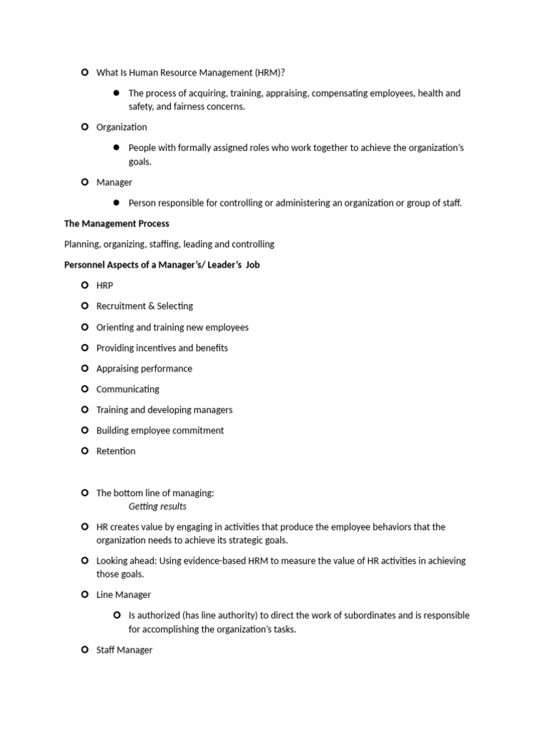 What Is Human Resource Management | PDF | Human Resources | Human ...
