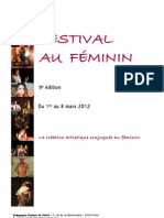 FESTIVAL AU FEMININ - 9e édition