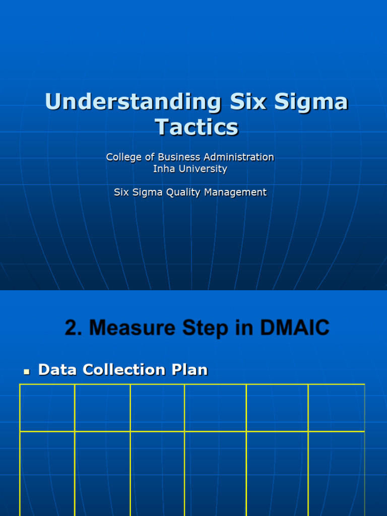 Part 3 Six Sigma - Measure Step | PDF | Histogram | Six Sigma