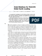 Stress-Strain Relationship For Concrete Under Cyclic Loading - Sinha - 1978