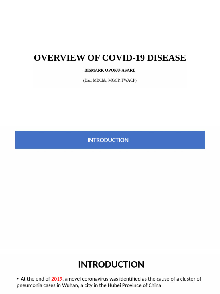 Covid 19 Overview (1) | PDF | Macrophage | Inflammation