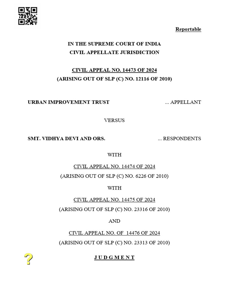 Supreme Court Ruling on Land Acquisition | PDF | Appeal | Judgment (Law)