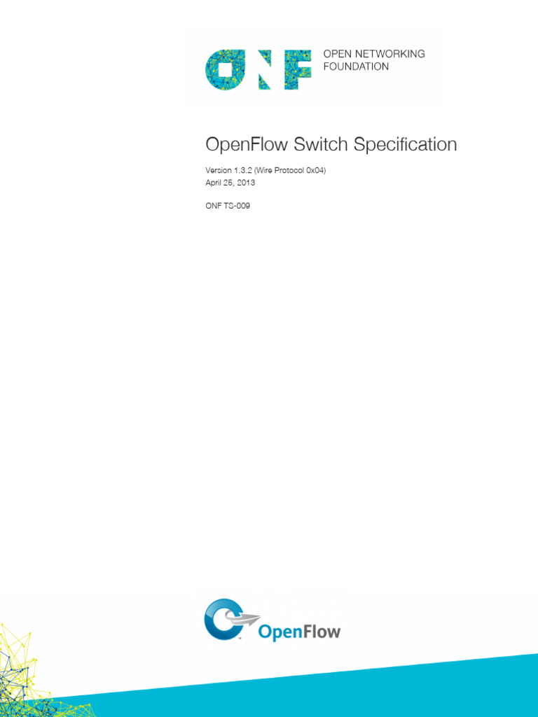 OpenFlow Switch Spec v1.3.2 Overview | PDF | Network Switch | Computer ...
