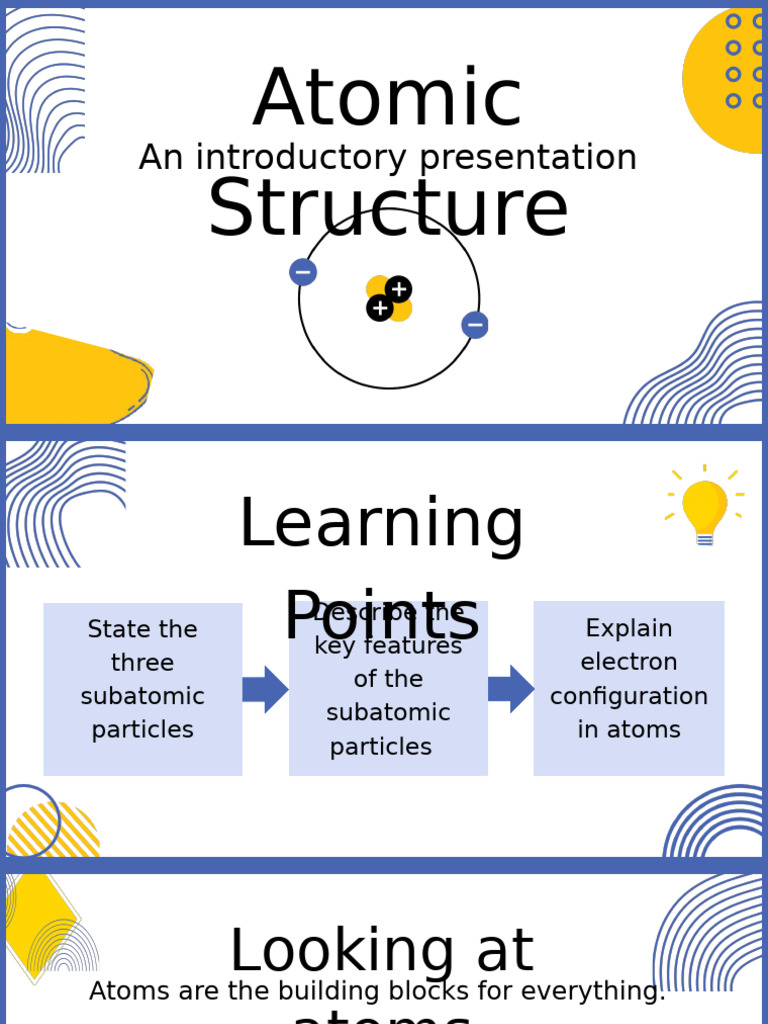 Three Subatomic Particles Explained | PDF | Atoms | Atomic Nucleus
