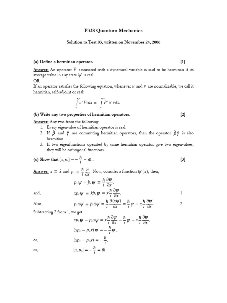 P338 Test 3 Solutions 2006-07 - 022205 | PDF | Classical Mechanics ...