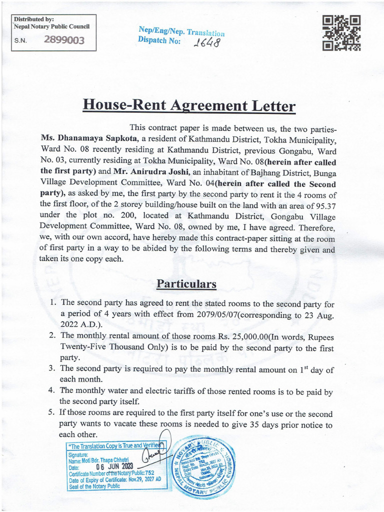 house rent agreement | PDF
