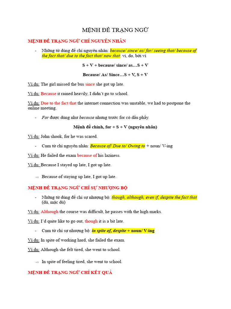 Adverbial Clauses and Phrases | PDF | Language Mechanics | Linguistic ...