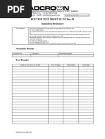 Power Cable Inspection Checklist | PDF