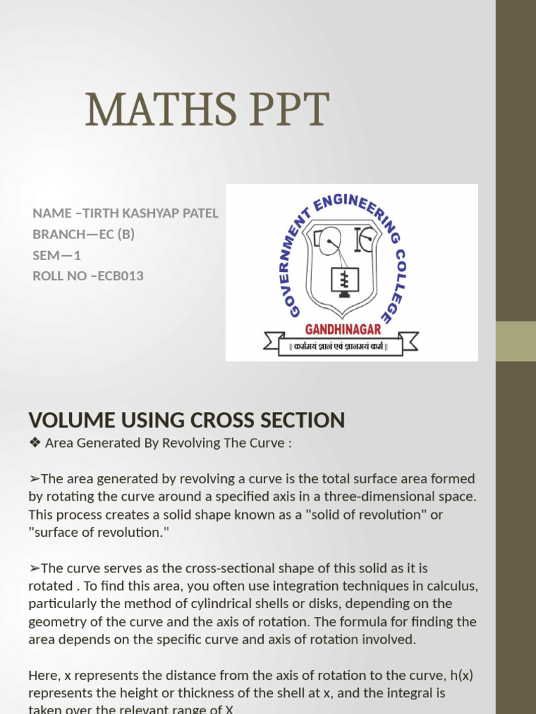 23ecb013 Tirth Patel | PDF | Limit (Mathematics) | Cartesian Coordinate ...