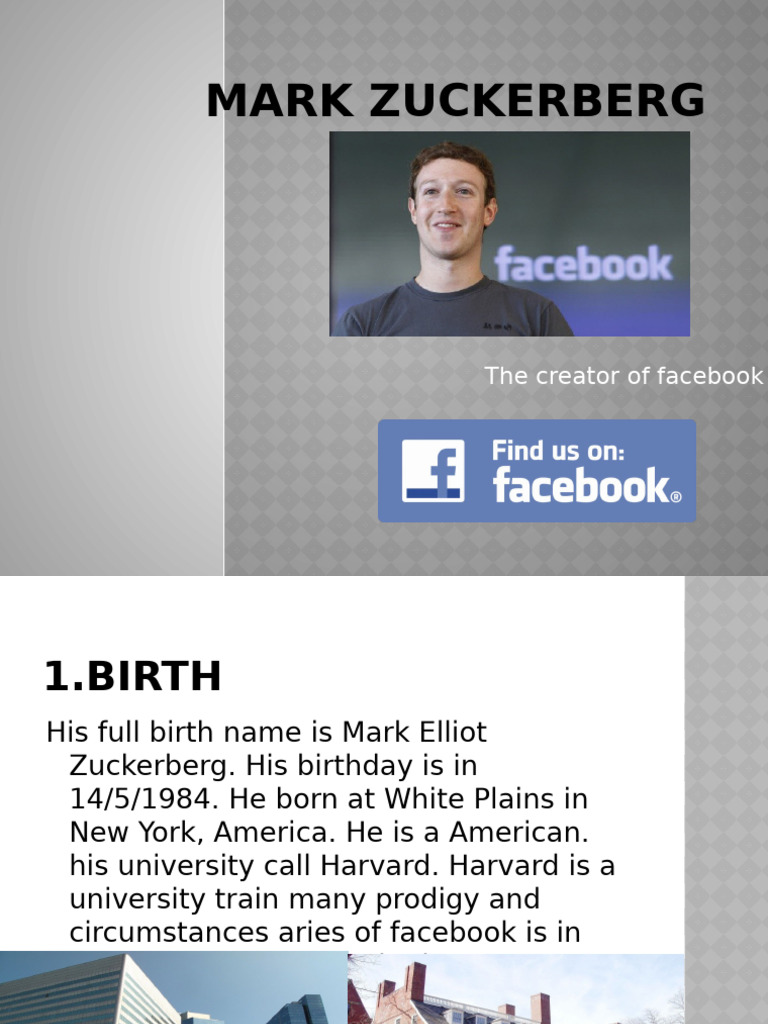 Mark Zuckerberg Pdf