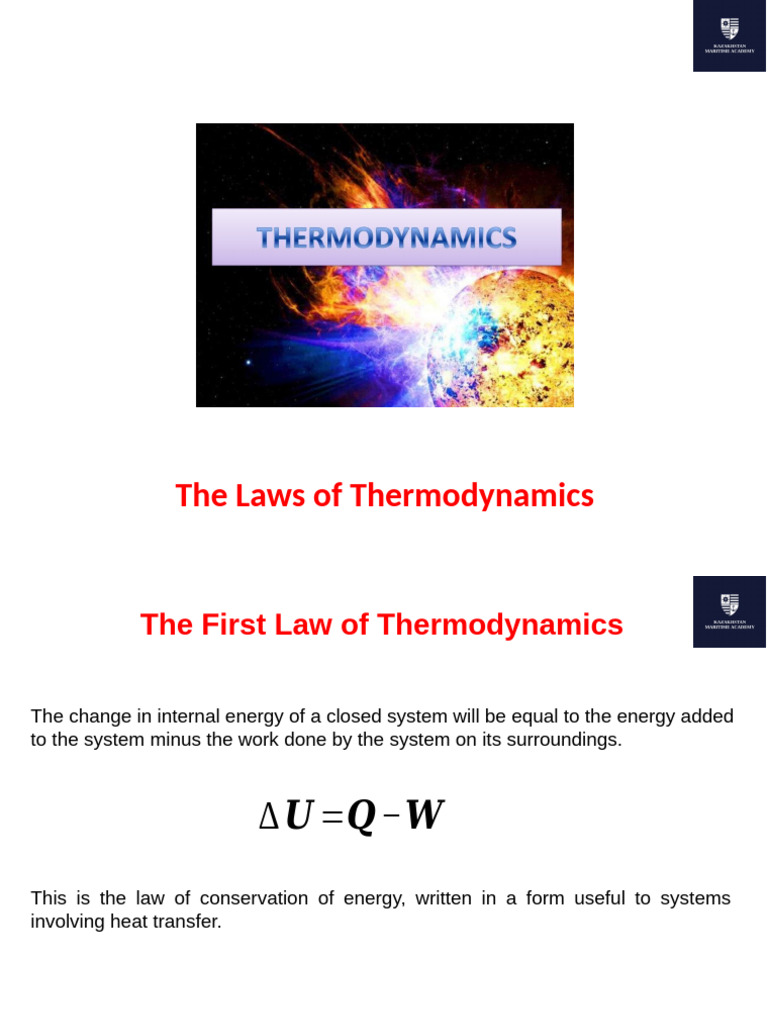 Understanding Thermodynamics Laws | PDF | Heat | Second Law Of ...