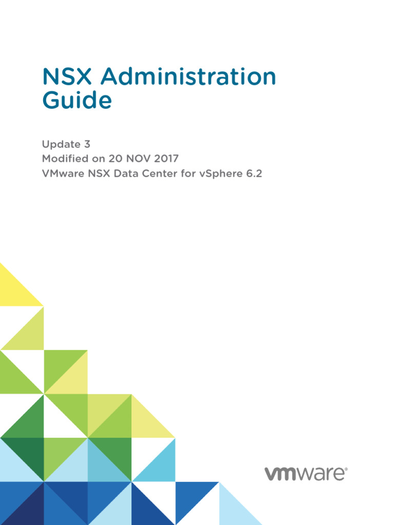 NSX 62 Admin | PDF | Virtualization | Computer Network