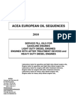 2010 ACEA Oil Sequences