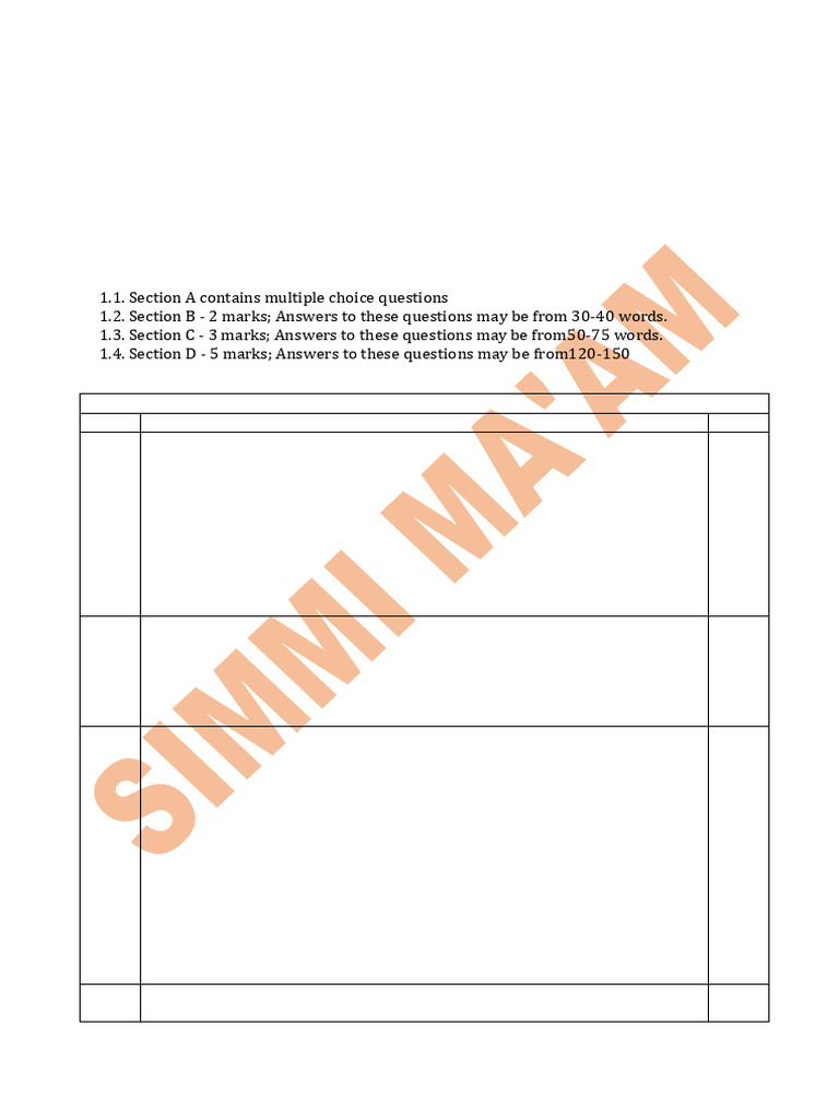 Sample Question Paper 3 | PDF | Mergers And Acquisitions | Working Capital