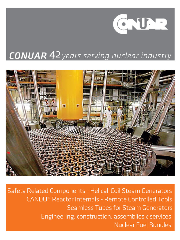 CONUAR: Nuclear Component Solutions | PDF | Nuclear Fuel | Nuclear Reactor