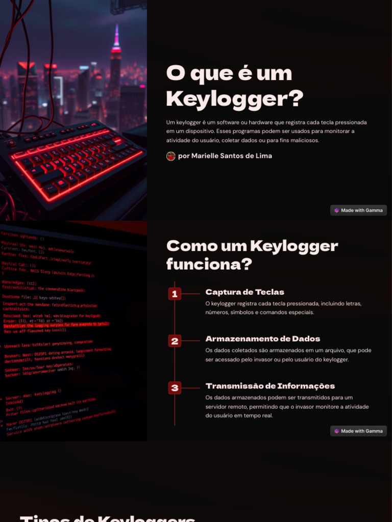 Como Funciona um Keylogger? | PDF | Segurança | Segurança de computadores