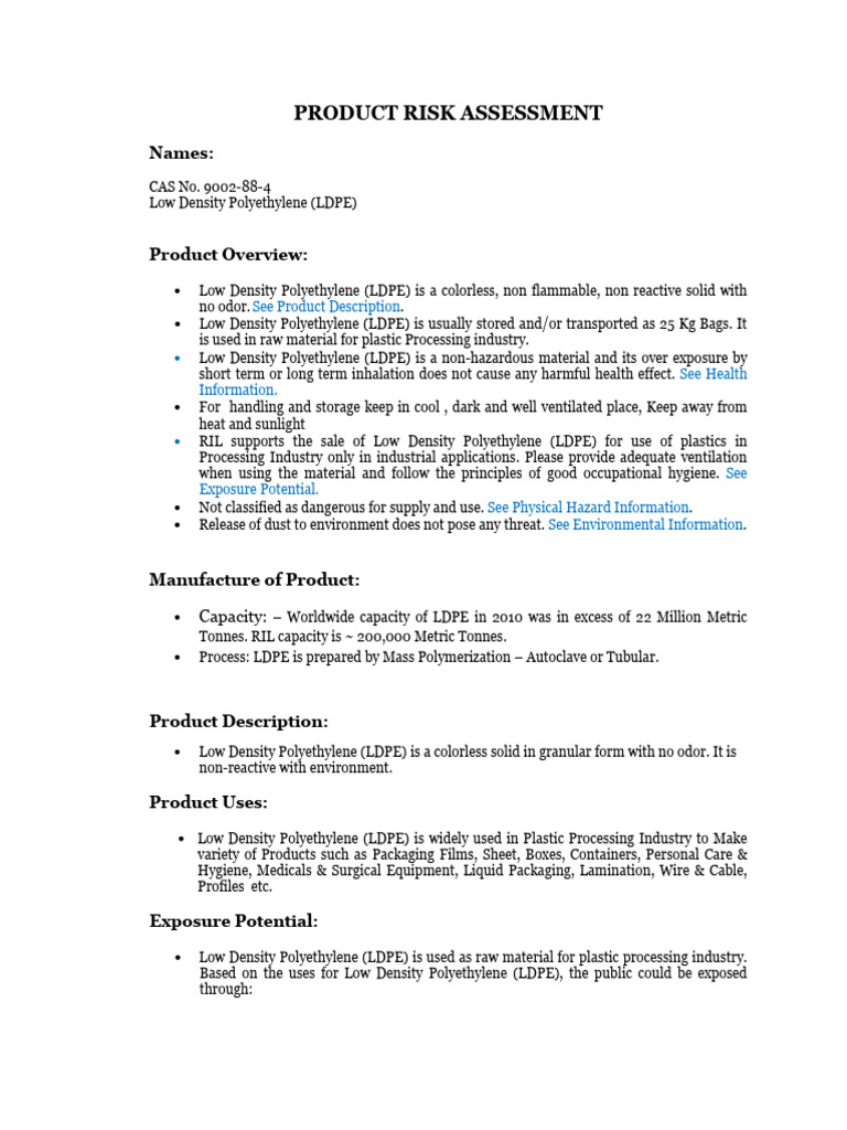 pra_relene_pe_ldp | PDF | Toxicity | Occupational Safety And Health