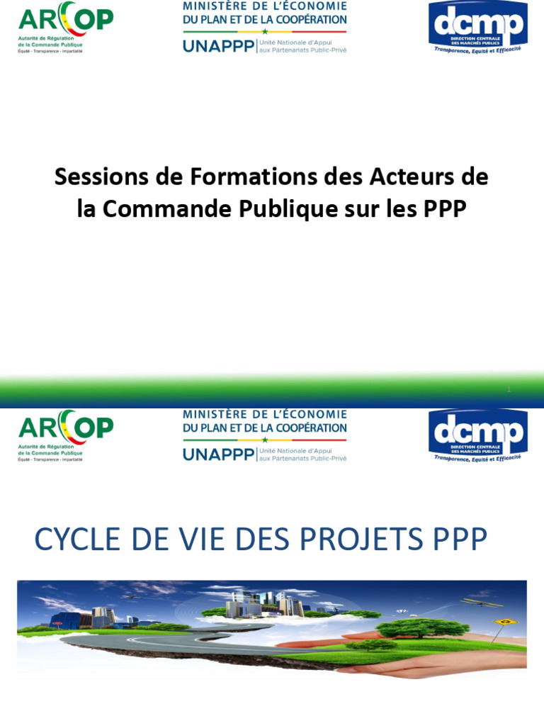 Formation sur le Cycle de Vie des PPP | PDF | Partenariat public-privé