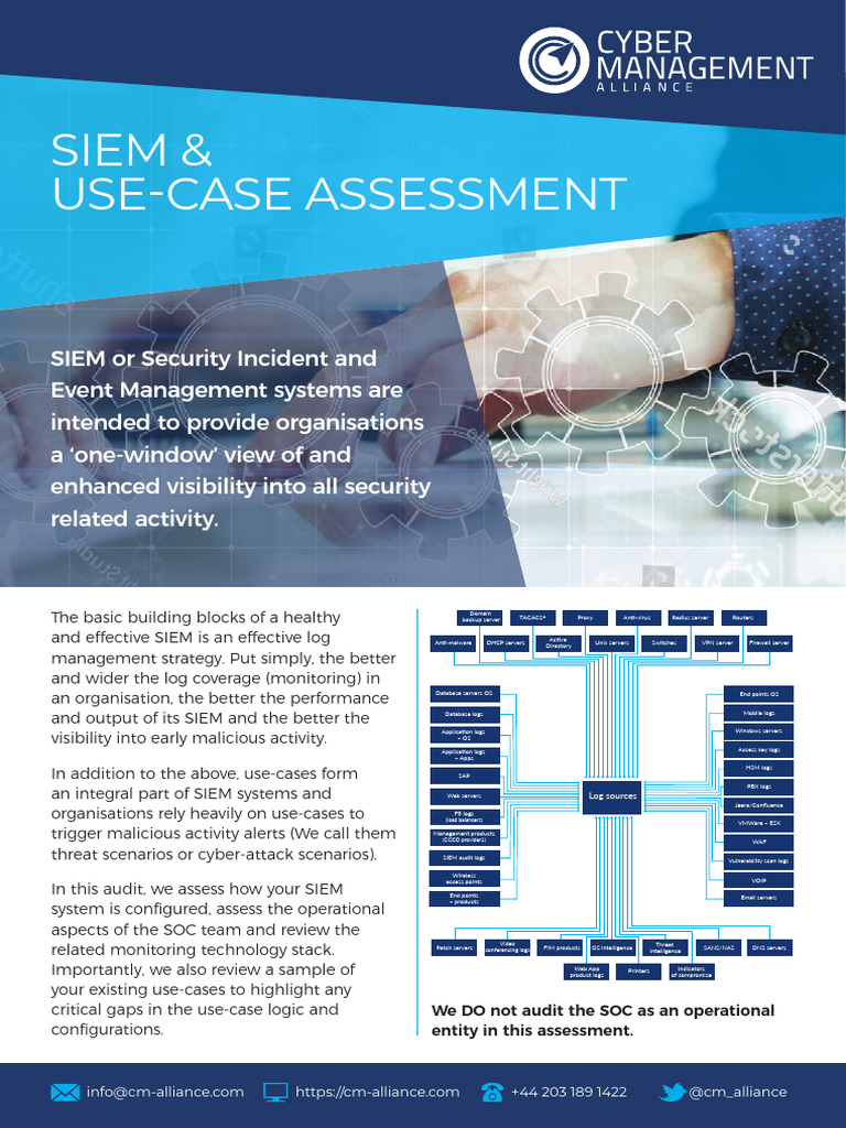 SIEM Use Case Assessment Guide | PDF | Computing | Computer Science