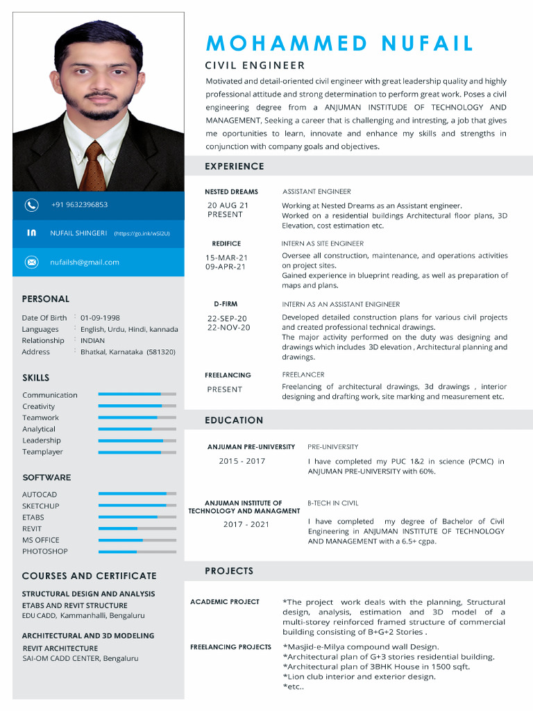 Nufail+Resume+ | PDF