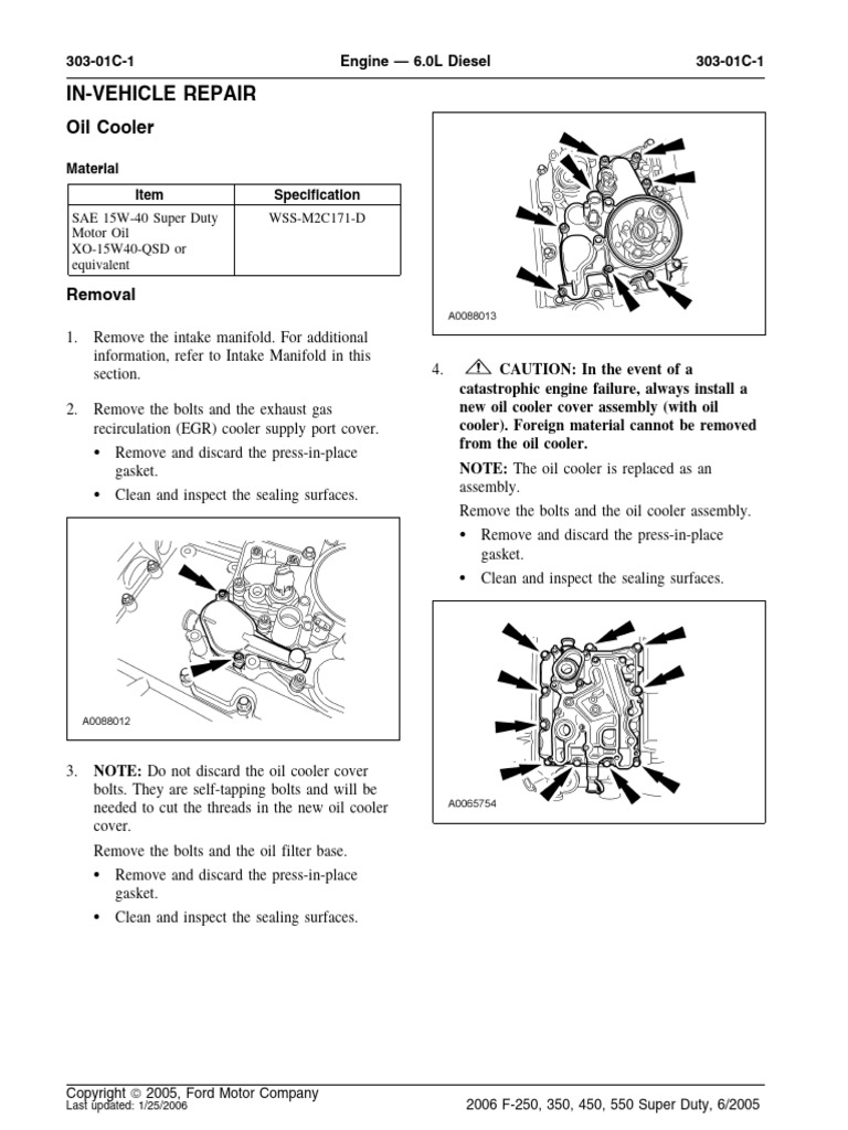 Sitemapcdatahttpswudinf Inetcom6 0 Powerstroke Oil Cooler Torque Specs