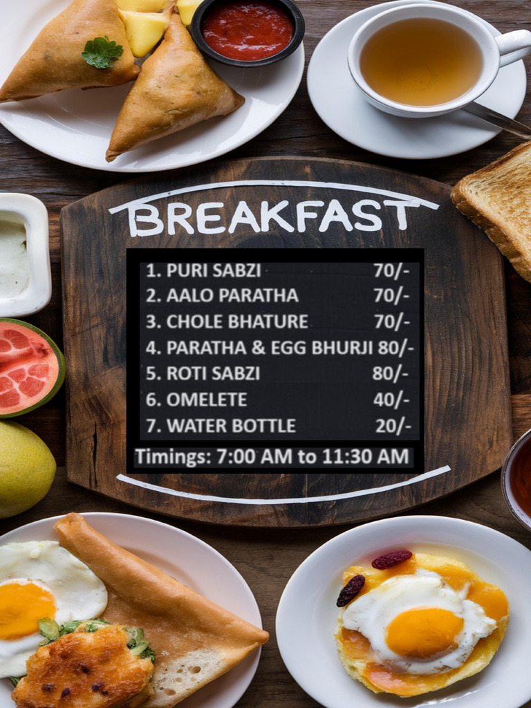Breakfast Menu A4 | PDF