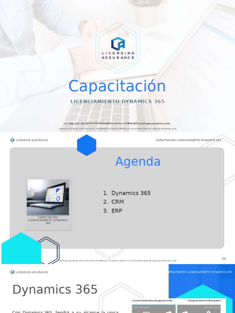 Capacitación Licenciamiento Dynamics 365 | PDF | Planificación de ...