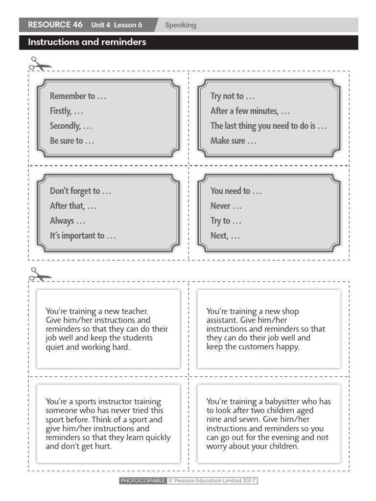 Wider World 4 Resource 46 Unit 4 Part 7 | PDF