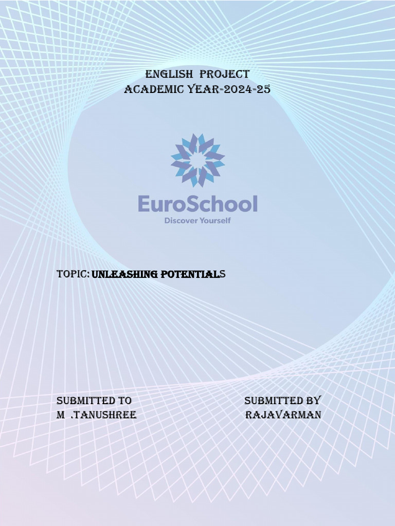 Unleashing Potentials Project 2024-25 | PDF