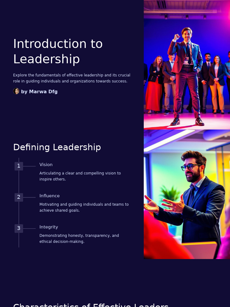 Introduction To Leadership 2 | PDF | Leadership | Decision Making