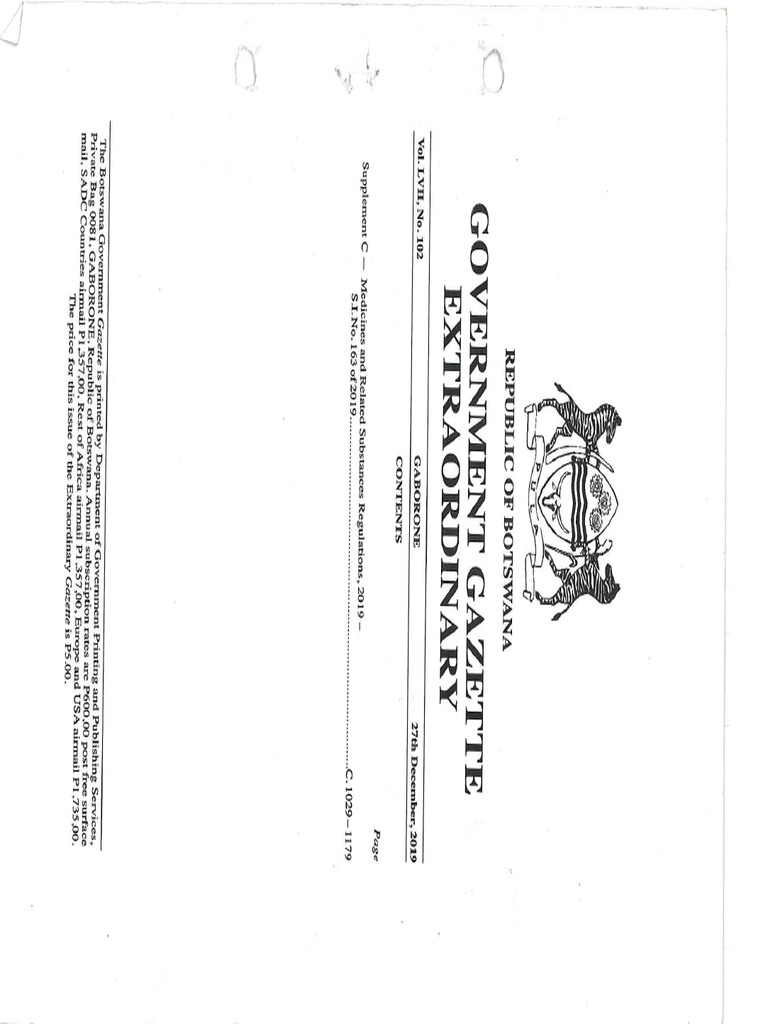 MRSA 2019 Regulations | PDF