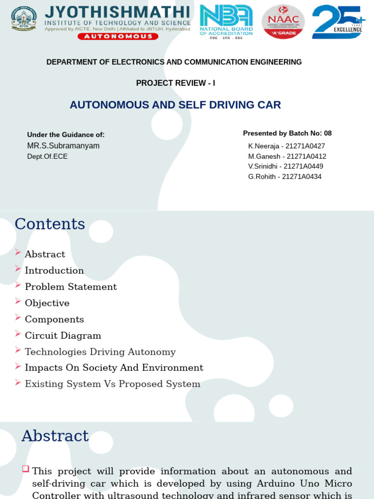 Mini Project Review 1 - 08 | PDF | Traffic | Computer Vision