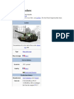 AMX-56 Leclerc Main Battle Tank
