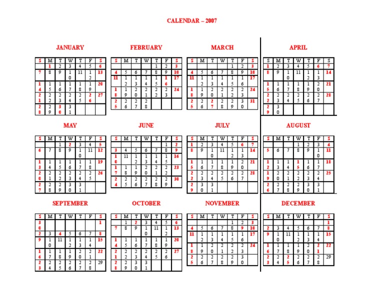 Calender 7 | PDF