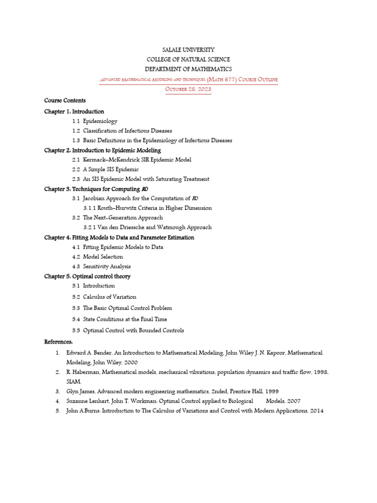Advanced M Modeling Rev | PDF